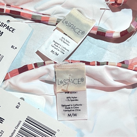 L*Space Bikini Set: Helena Bikini Top and Camacho Bikini Bottom Size Medium - Picture 15 of 16